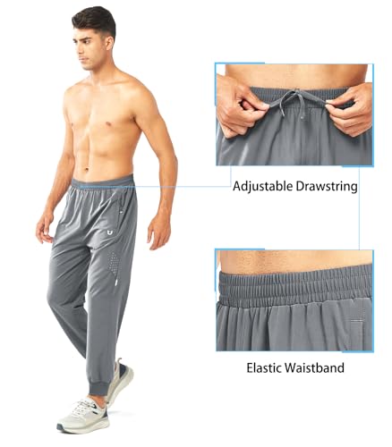Image of NORTHYARD Men's Athletic Running Pants Lightweight Quick-Dry Joggers Gym