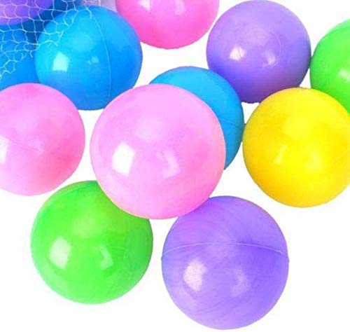 Crazy Cart100 Pcs Colorful Soft Plastic Ocean Fun Balls Baby Kids Tent Swim Pit Toys Game Gift 2.76 (random colors)
