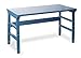 Edsal BMS6030B Basic Premier Adjustable Leg Work Benches, Steel Top, Easy to Assemble, Steel Shelf Material, 1 Level, 60" W x 30" D x 34" H, Blue