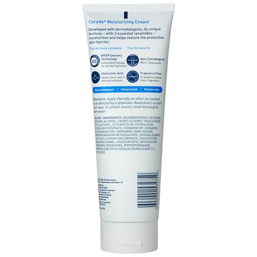 CeraVe Moisturizing Cream | Body and Face Moisturizer for Dry Skin - 4