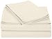 AmazonBasics Lightweight 200 Thread Count Sheet Set - Full, Cream