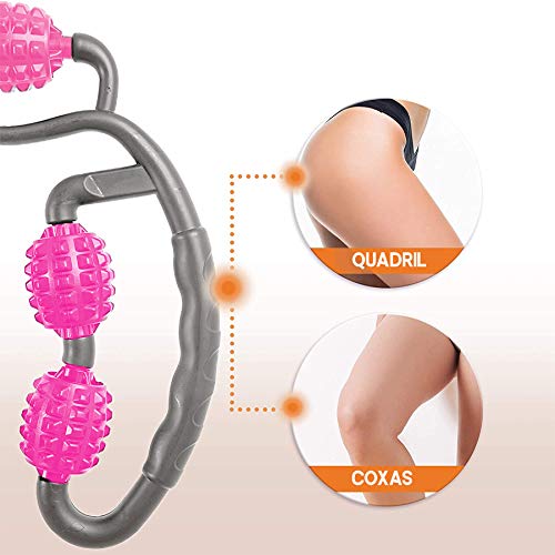 Rolo de Massagem Miofascial Muscular e Ação Anticelulite Bravus Sport