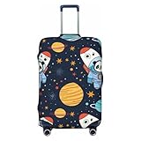 Funda elástica para equipaje de viaje con diseño de panda gigante, S