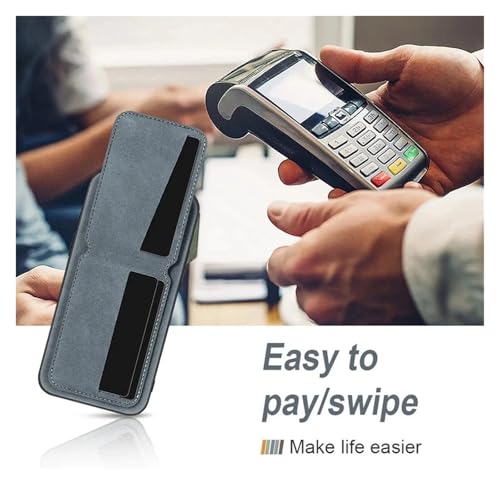 Funda de cuero con tarjetero premium y protección antigolpes para iPhone 17 Pro 6