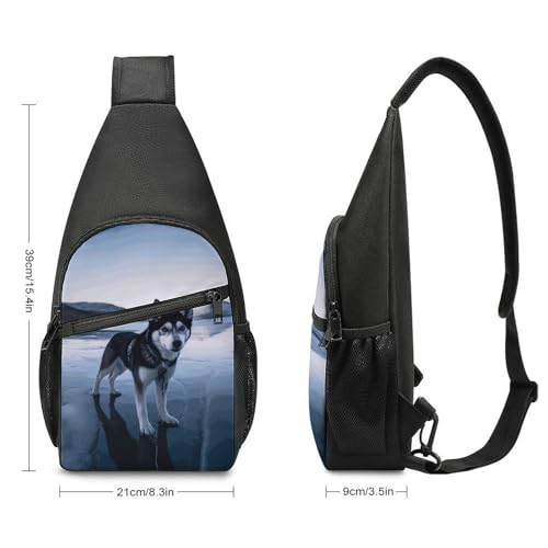 Bolso tipo bandolera para mujer y hombre, uso deportivo y urbano miniatura 2