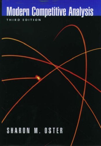 Modern Competitive Analysis by Sharon M. Oster ... B01FIW2XWW Book Cover