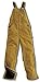 Bib Overalls, Brown, Size 38x32 In