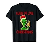 Aliens Love Christmas - Figura de Papá Noel Camiseta