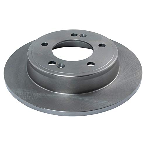 Image of TRQ Rear Brake Pad & Rotor Kit, with Chemical Kit Parking Brake Shoe Set Ceramic Compatible with 2012-2013 Hyundai Veloster