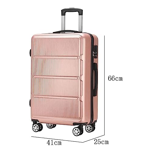 Suitcase with Wheels, Large Capacity Carry-on Suitcase, Classic and Fashionable Suitcase,Code Lock Suitcase (C)2