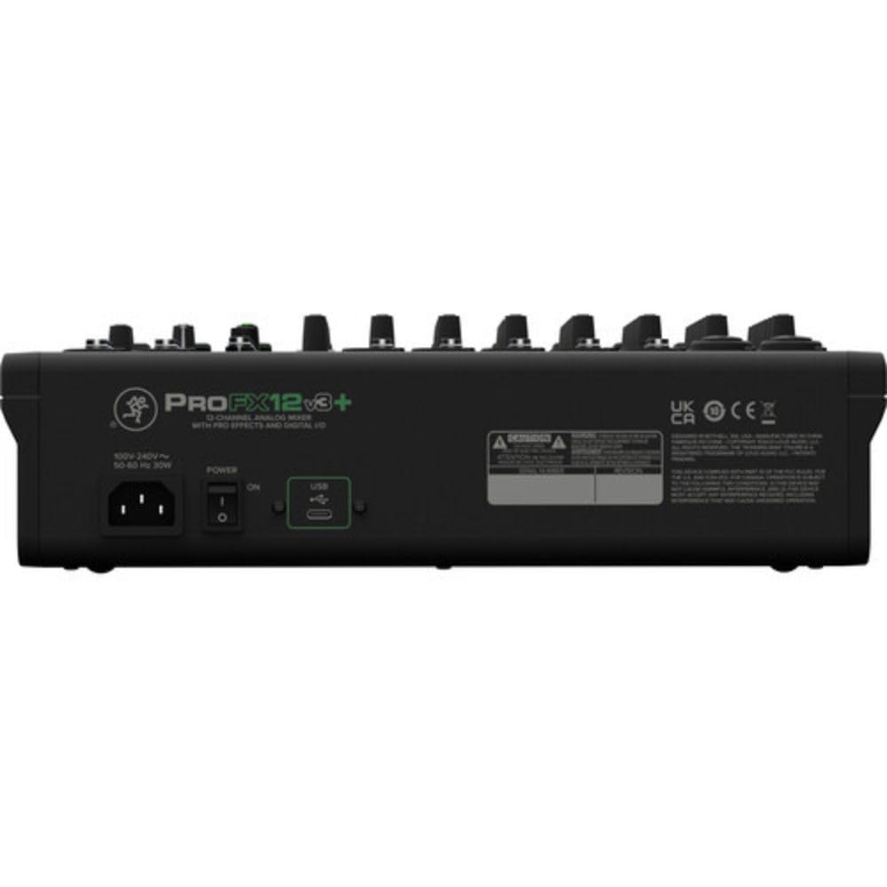 Amazon.com: Mackie ProFX12v3+ 12-Channel Analog Mixer with Built