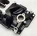 1957-1986 SBC Small Block Chevy 350 400 intake manifold Dual Plane Black (DM-3202-BK-1)