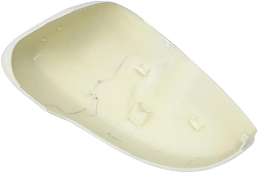 Rearview Mirror Cover Cap Compatible with VW Beetle 2012-2019, for Jetta MK6 2011-2018 (Only Suitable for with Turn Signal), Pair Side Door Mirror Housing Trim (White)