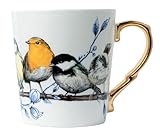 delfter fliesen alt Mustertyp: Blumen Heinen Porzellan Tasse Waldvgel - Traditionell, Geblmt, Glnzend, Zuhause, Feierliche Anlsse, 1 Stck