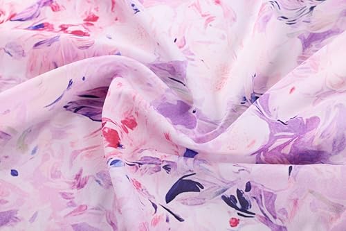 Image of GRACE KARIN Womens Summer One Shoulder Sleeveless Dresses Floral Flowy Ruffle High Low Wedding Guest Maxi Sundresses
