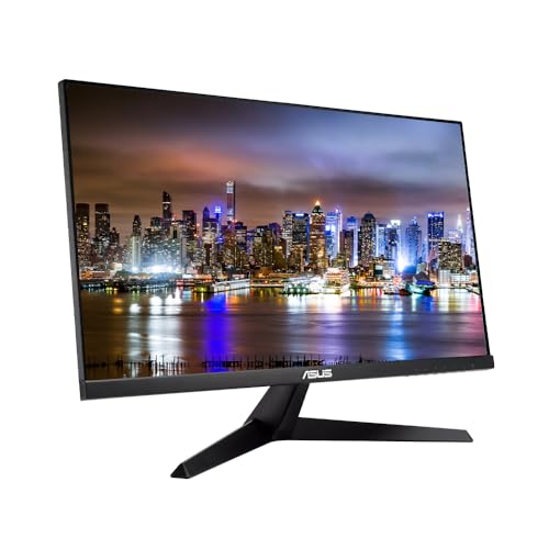 Image of Asus VY249HF 24-inch 1080p FHD LCD Monitor, 2-Pack, HDMI, Low Blue Light, 100Hz 1ms, Desk Mount Dual Monitor Stand, MK270 Wireless Keyboard & Mouse, Gel Mouse & Wrist Pad