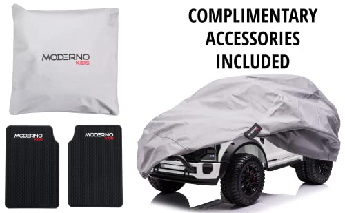 Moderno Kids Ford F450 2 (Two) Seater 24V Power Children Ride-On Car Truck with R/C Parental Remote Control + EVA Foam Rubber Wheels + Leather Seat + Bluetooth MP3 FM Radio Music Player + LED Lights