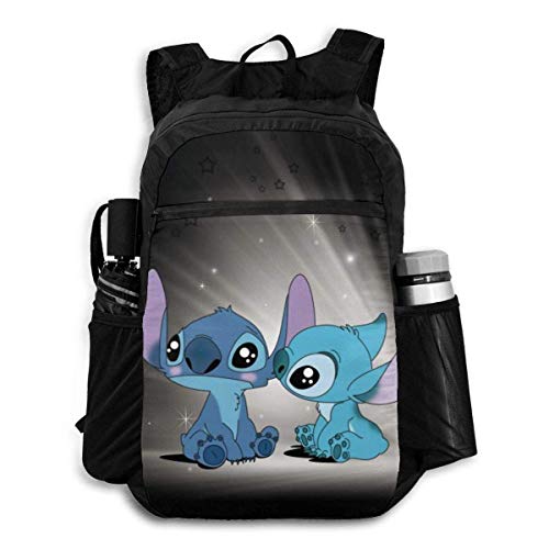 Mochila Plegable Lilo Stitch Mochilas livianas empacables Multipropósito Práctico Camping
