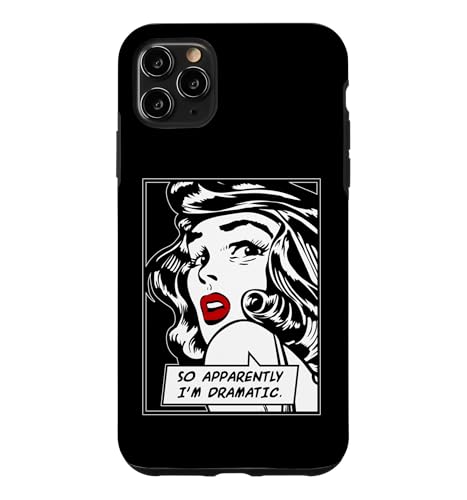So Apparely I'm Dramatic �r���e�[�W �|�b�v�A�[�g ���̎q �ʔ������p �X�}�z�P�[�X iPhone 11 Pro Max �p