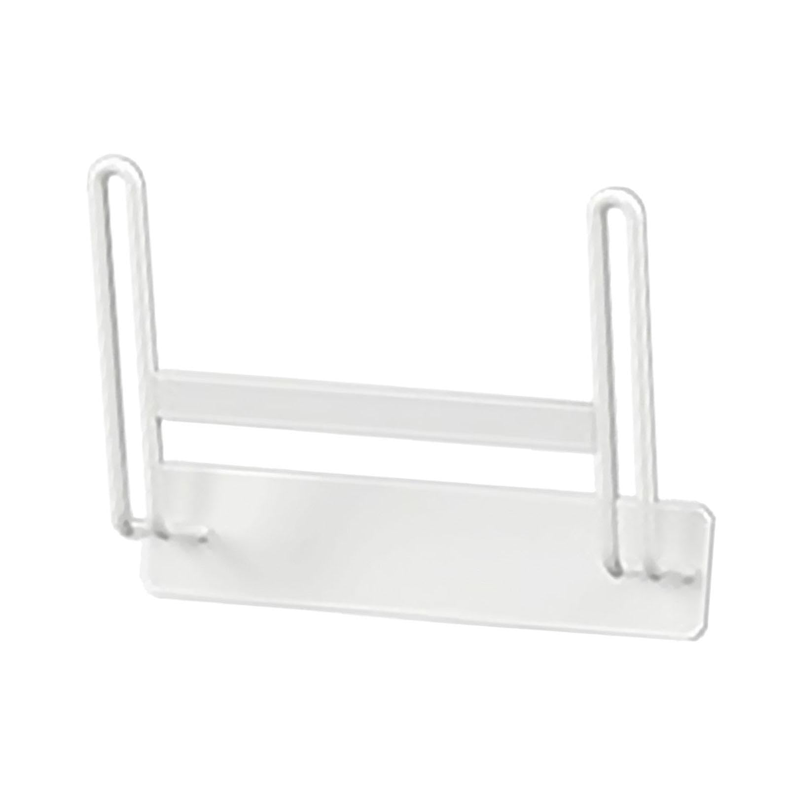 Bothyi Pot Lid Organiser, Pan Cover Holder, Wall Mount Kitchen Organisation, Pot Lid Holder Pot Lid Rack for Small Kitchens Pantry, Single Tier