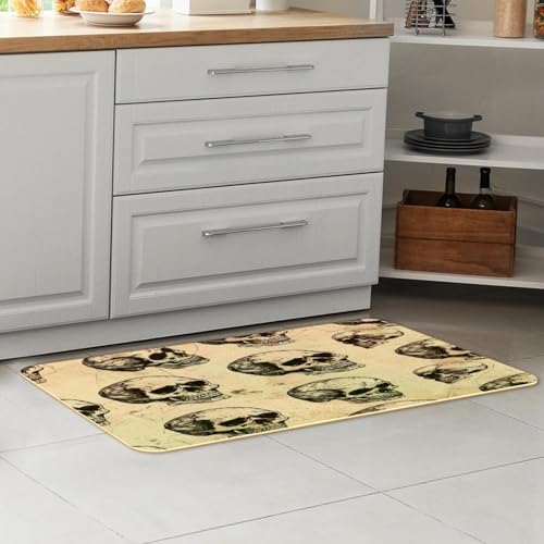 Alfombra absorbente para cocina VAPOKF con base antideslizante lavable y diseño original 7