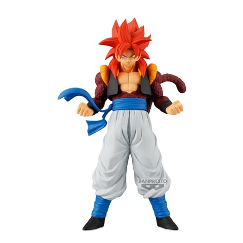 Banpresto Figurine d'action Gogeta Super Saiyan 4 Dragon Ball GT, Solid Edge Works 20 cm, BP29756P Multicolore, Figurine à Collectionner, idéale pour Les...
