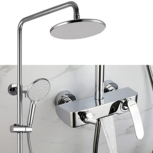 Mitigeur de douche avec bec cascade pour en finir avec le calcaire