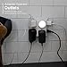 GE 6-Outlet Extender, 2 Pack, Grounded Wall Tap, Adapter Spaced Outlets, 3-Prong Outlet Splitter, Multiple Plug, Quick and Easy Install, Cruise Essentials, UL Listed, White, 40222