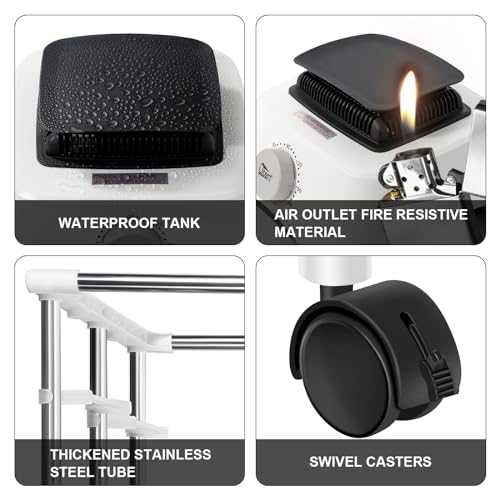 Uten Wasdroger, elektrisch, draagbare kledingkast, warmluchtdroger, dubbellaags design, grote capaciteit, 1000 W, voor appartementen - Image 8