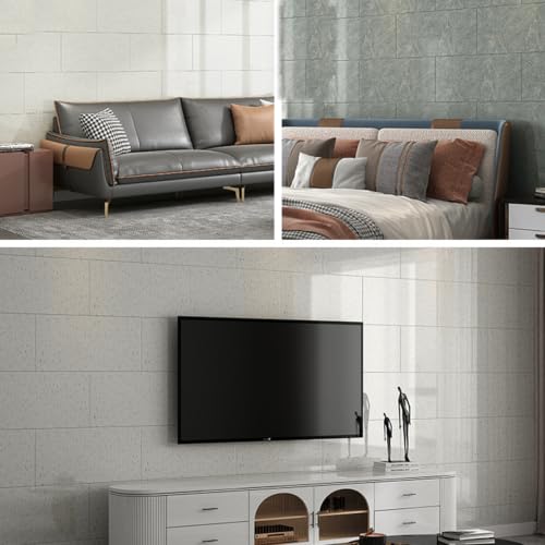 Paneles decorativos absorbentes de sonido imitación listones de madera 30x30cm autoadhesivos 6