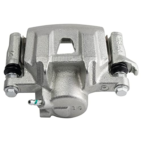 Image of TRQ Rear Brake Pad and Rotor Set Ceramic Solid Rotors Calipers | For 2004-2010 Toyota Sienna