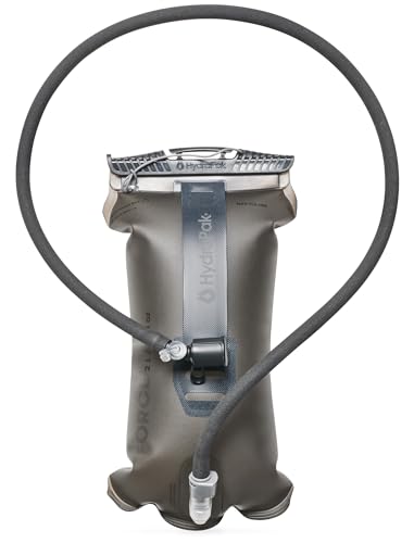 Hydrapak Force Poche/réservoir d'eau Ultra Durable pour Sacs à Dos d'hydratation, 3 litres (66 oz), Tube Isotherme, sûr et fiable, Gris (A522)