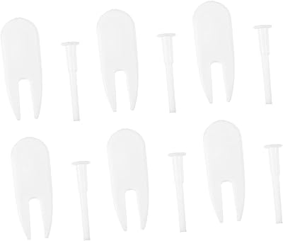 Didiseaon 6 Sets Yoga Ball Air Plug Yoga Kit Gym Kit Air Fittings Fitness Plug Yoga Ball Plug Replacement Kit Inflatable Bed Plug Pp Exercise Ball Plug Plastic Exercise Ball Pin Pp Material