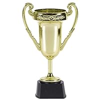 Amscan Jumbo Trophy Cup Gold & Black Plastic Base