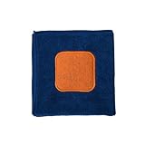 VILLCASE Paños de Cocina Colgantes de Fibra Súper Absorbente 3 Unidades Azul Oscuro Toallas para Lavar Platos y Limpieza de Utensilios y Superficies del Hogar