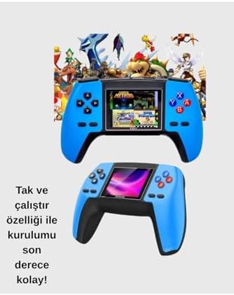 P5 Retro GamePad | 520 Klasik Oyunlu Mini Oyun Konsolu, Ürün Kodu: TEK-688BAE1F8D4E10E4DA95F-CAN - Görsel 4