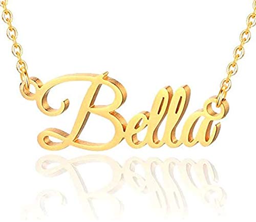 Antiquestreet Necklace Personalized Name Design In Gold Or Silver Plating Name Necklace Chain Customize Gift