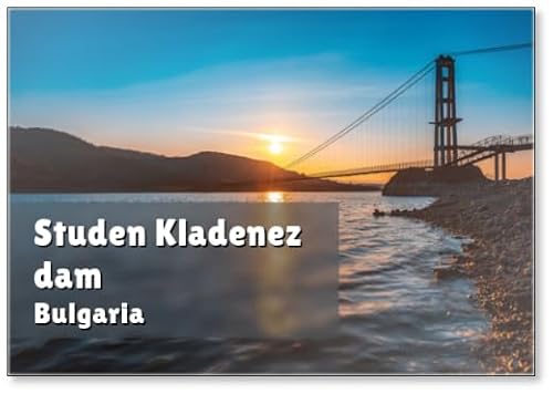 The Longest Suspension Bridge in Bulgaria Over Studen Kladenez Dam