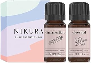 Nikura | Anti-Anxiety & Relax & Unwind (2 x 10ml) Essential Oil Blends Combo Set | for Aromatherapy, Soap and Candle Making, Diffusing, Vegan, 100% Pure and Natural