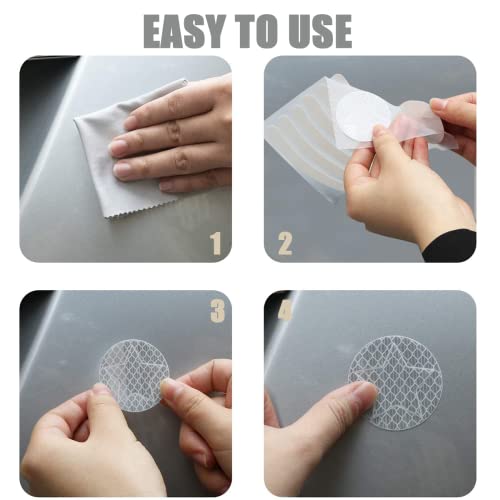 Hsathoac 42Pcs Reflective Stickers, Reflective Decals Multi Shapes Kit, Waterproof Outdoor Safety Warning Reflective Stickers, Night Visibility Adhesive Stickers For Helmet, Bicycle, Car & Stroller #TOP6