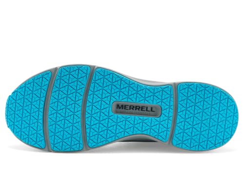 Image of Merrell Moab Flight CF /Aragon, Women's, Red /Gray, Comp Toe, EH, Slip Resistant, Low Athletic, Work Shoe (6.0 M)