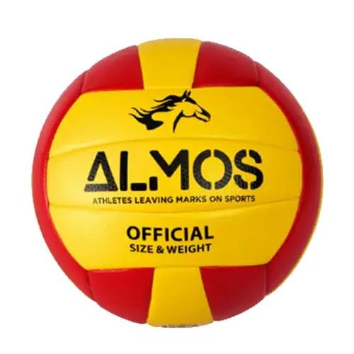 SISAMatch Training Volleyball β for Club Match, Indoor and Outdoor, Professionals, Beach Play, Practice | For Adult, Women, Men, Youth Juniors | 18 Panel, Fabric Wrapped Butyl By Almos |