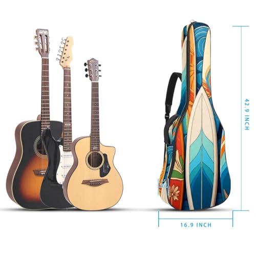 Sac à dos guitare 109 cm imperméable pour sessions plage
