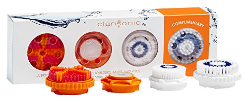 Clarisonic Smart Profile Brush Head Replacement, 4 Piece Set