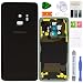 Produktbild XFU Akkudeckel Backcover für Samsung Galaxy S9 G960F Original Rückseite Glas Batterieabdeckung Ersatz Reparatur Set Mit Kameraobjektiv,Kleber,Reparatur Werkzeuge,Reparaturanleitung,Handyhülle(Schwarz)