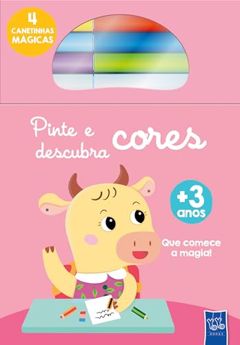 Pinte e descubra cores – Vaca: