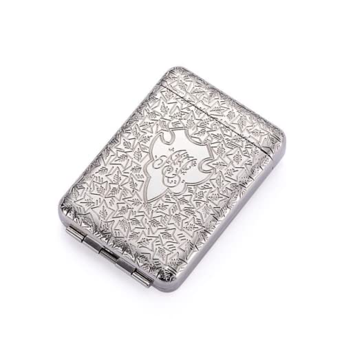 Image of Peaky Blinders Cigarette Case Retro Metal Portable 16 Cigarettes Box - Silver