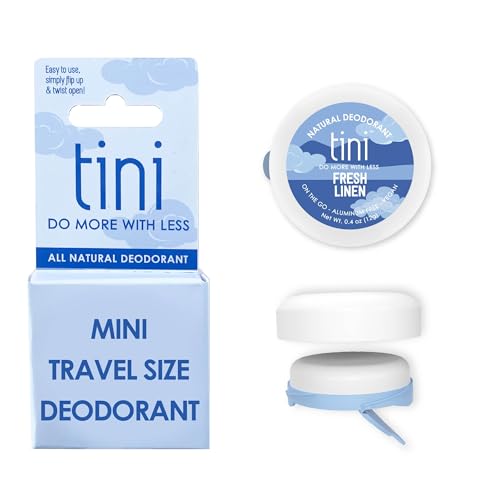 Tini Naturals Mini Travel Size Deodorant, Unisex...