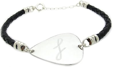 Guitar Pick Bracelet - Gift for musician - Personalized Gifts for Him - Personalized Mens Bracelet - Gifts for Guitarists - gift for recovery - Boyfriend Gift