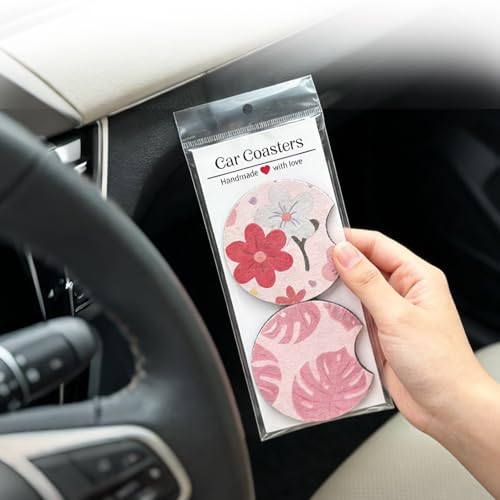 50 Stück 17,3 x 7,6 cm Auto-Untersetzer, Verpackung für den Verkauf von Sublimationsdruck, Auto-Becherhalter, Display-Karten mit 50 Stück selbstverschließenden Beuteln